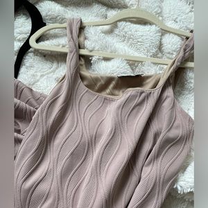 Midi dress with slit